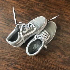 Grey Old Skool Vans!!